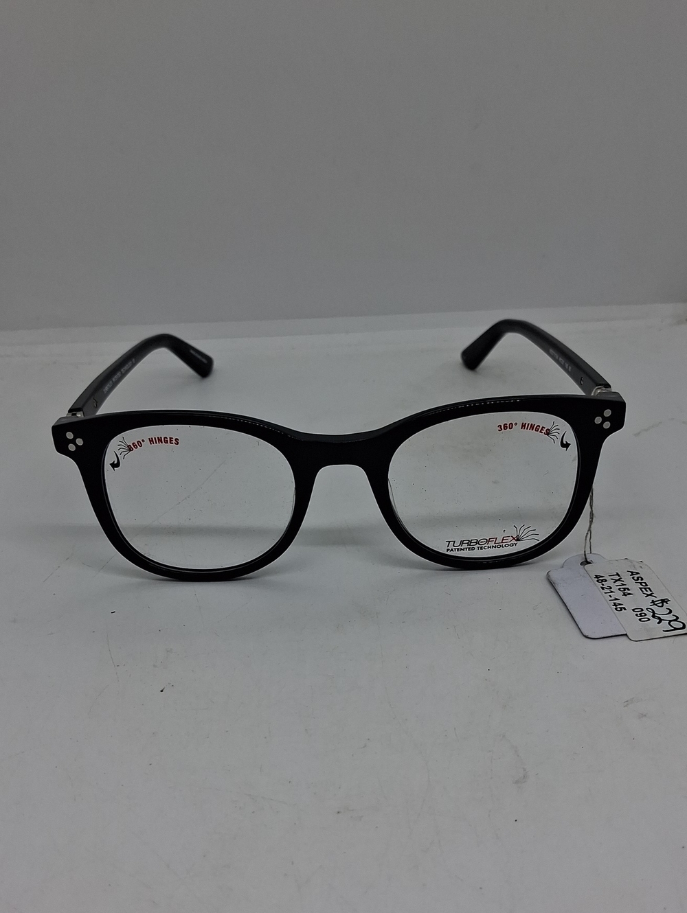 NWT Rxable Turboflex TX154 Black Eyeglass Frames